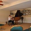 A.J.  performing in Student Concert Room