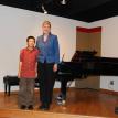 Valerie Mishek with her student Harrison P. at the May 15, 2011 recital.